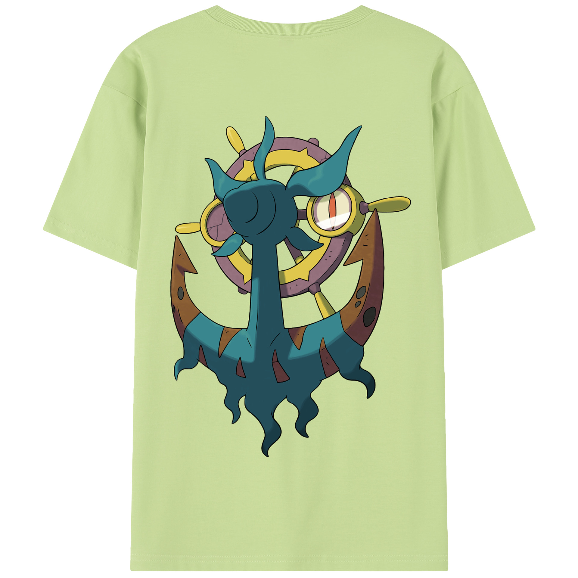 （画像用） ポケットモンスター Pokémon 綿100％半袖Tシャツ（背面プリント）